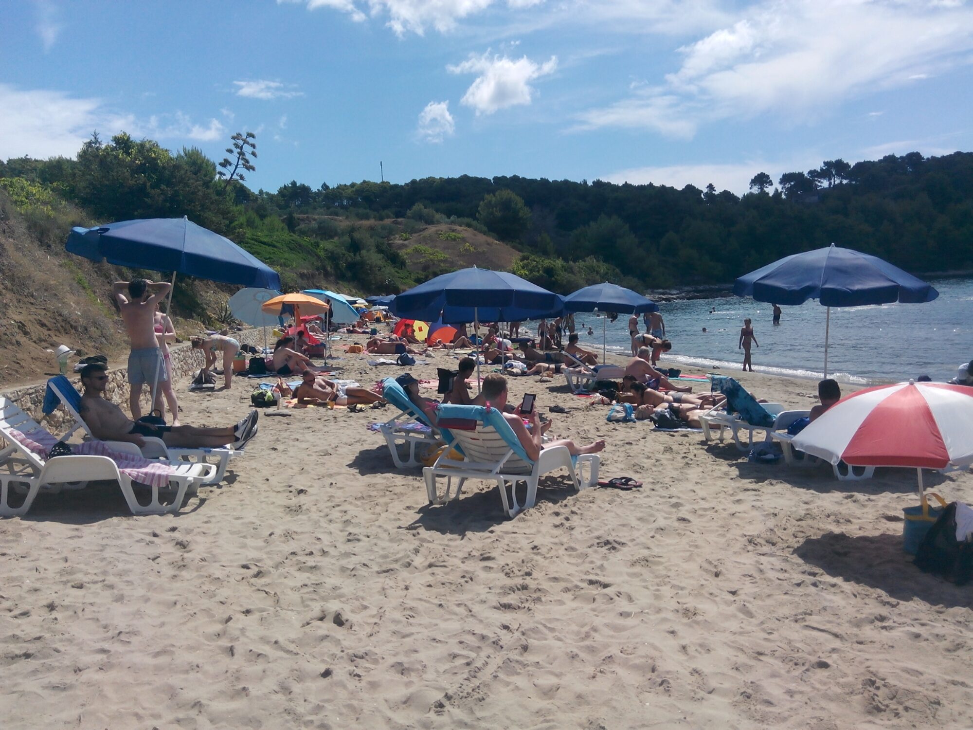 Lumbarda beach Korcula island Croatia