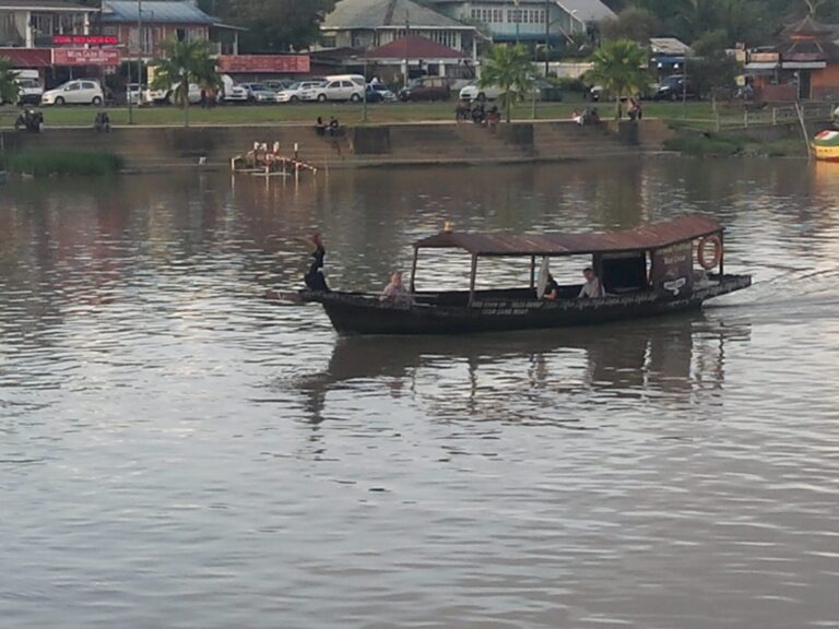 Kuching River boat