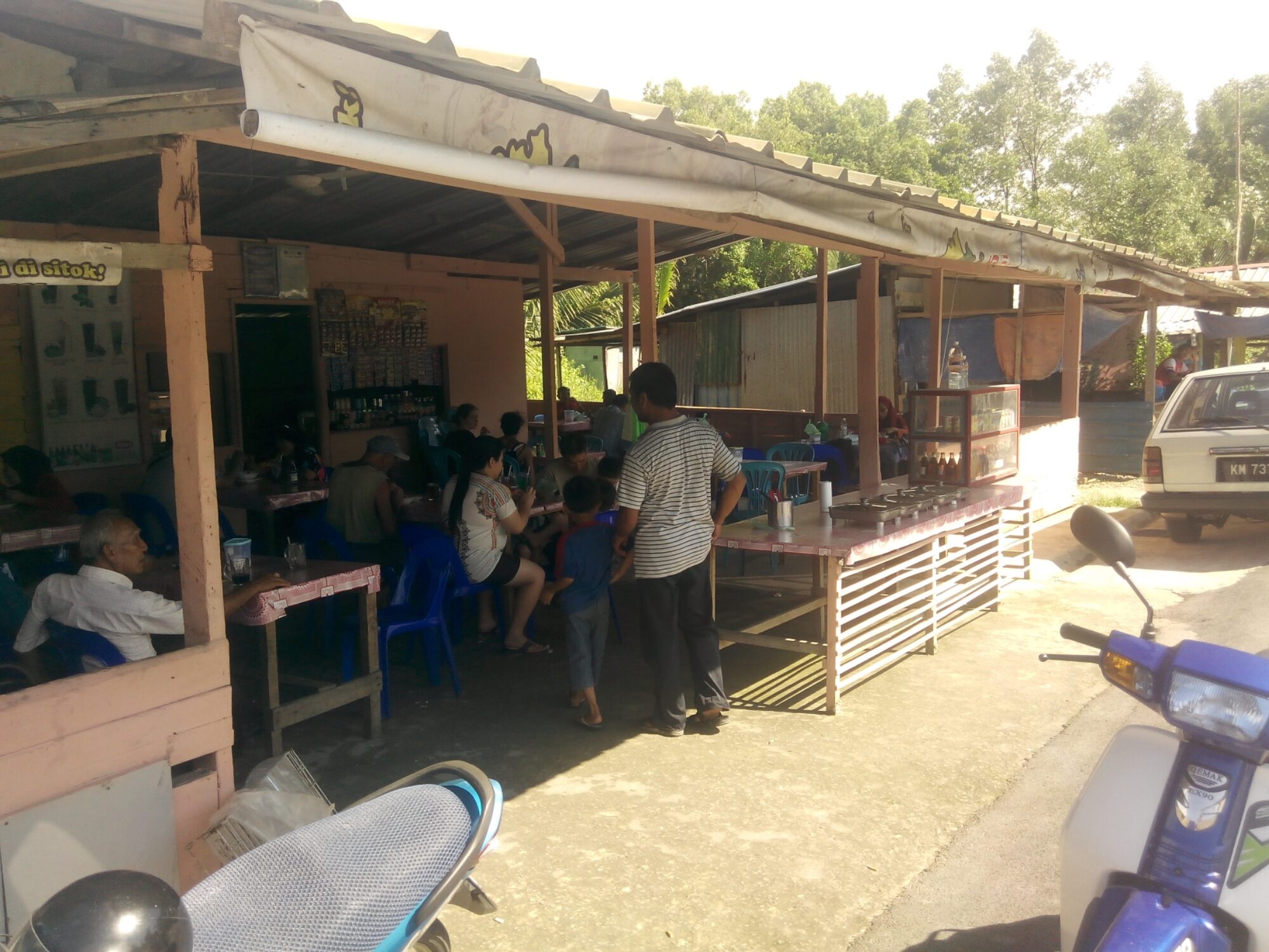 Bako National Park Borneo seafood market