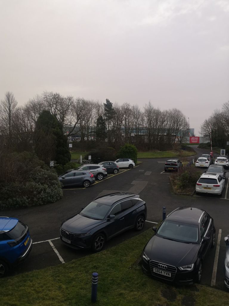 Newcastle Airport from Britannia Hotel