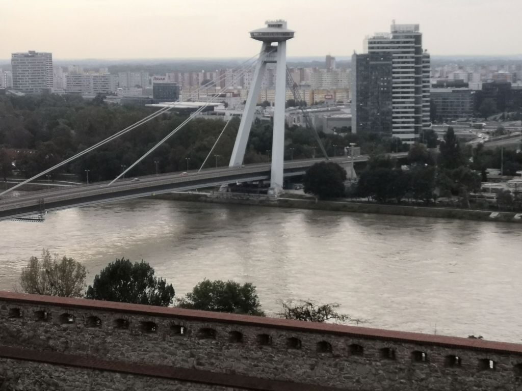 Time to explore Bratislava. 11 Bratislava castle river views and UFO