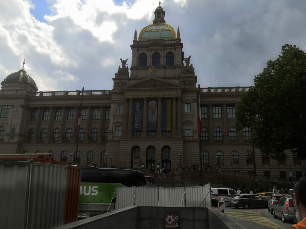 Prague day 2. Hopefully this doesn't set the tone for our day.. 56 National Museum Prague